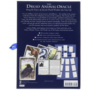 The Druid Animal Oracle Cards and Book set Orange Hippo